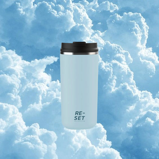 12OZ HEATLOCK INSULATED COFFEE CUP - BLUE