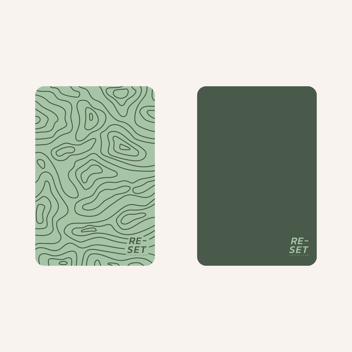 RE-FRESH SOFT SUEDE SWEAT TOWEL - GREEN