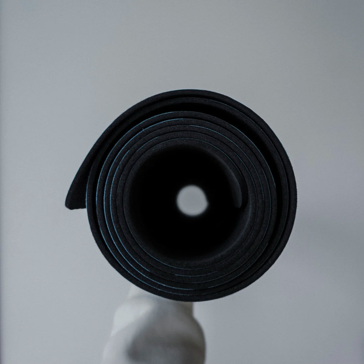RE-FOCUS SUEDE YOGA MAT - 3MM BLUE PEBBLE