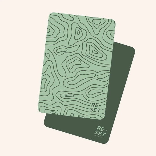 RE-FRESH SOFT SUEDE SWEAT TOWEL - GREEN
