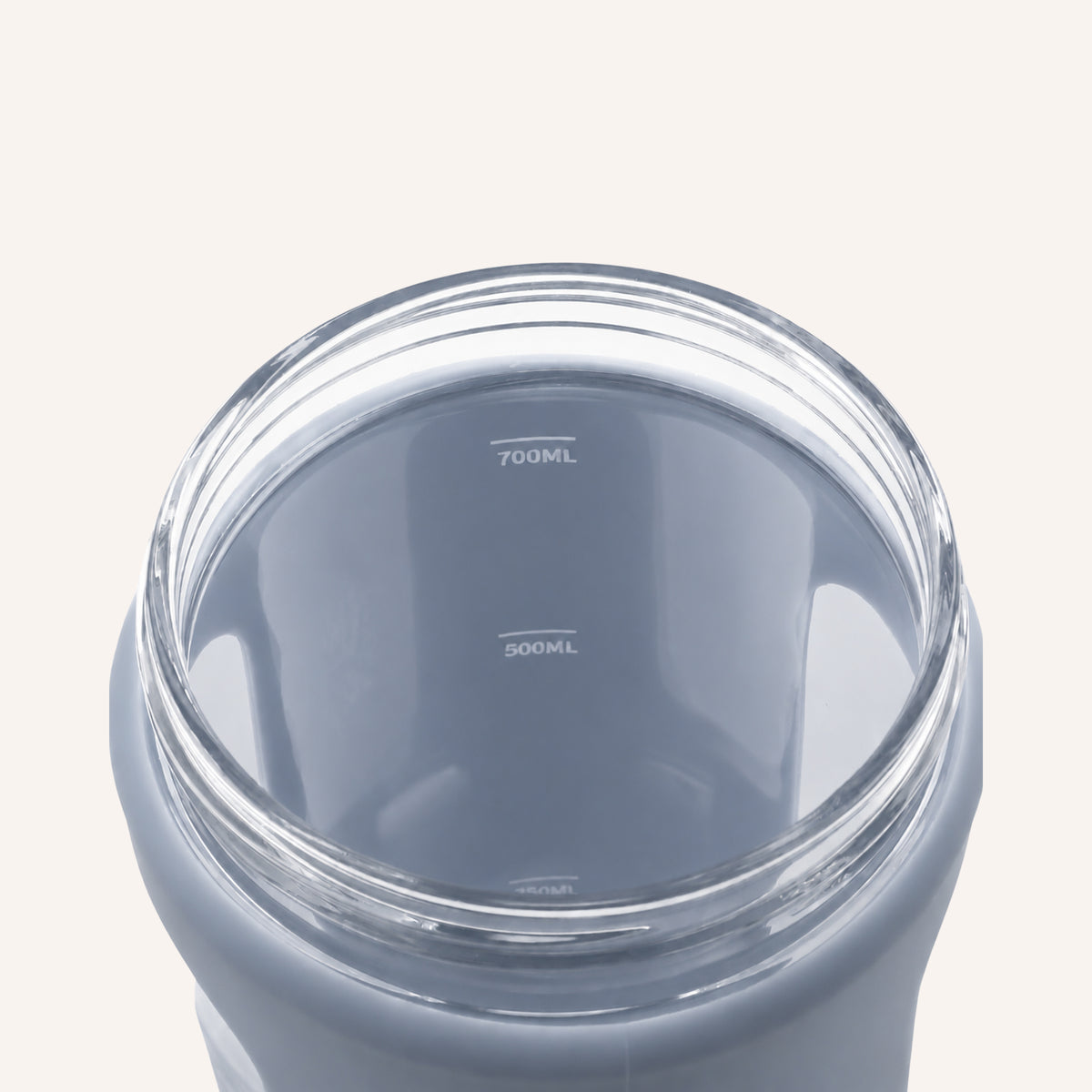 RE-MIX GLASS PROTEIN SHAKER - POWDER BLUE