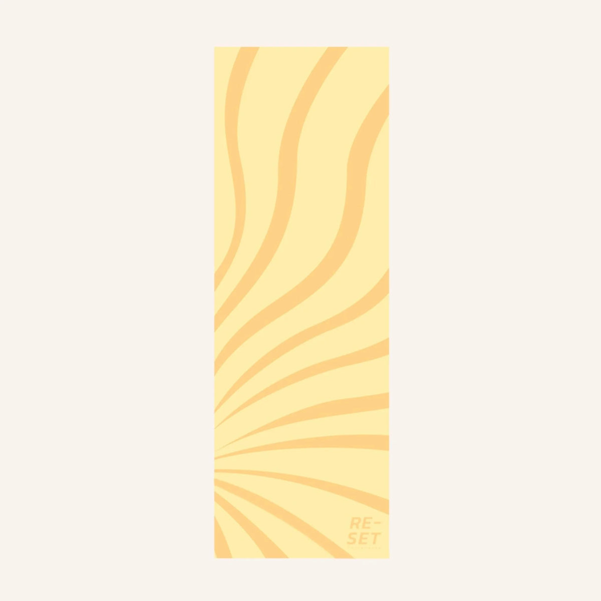 RE-FOCUS SUEDE YOGA MAT - 4MM GOLDEN SUN