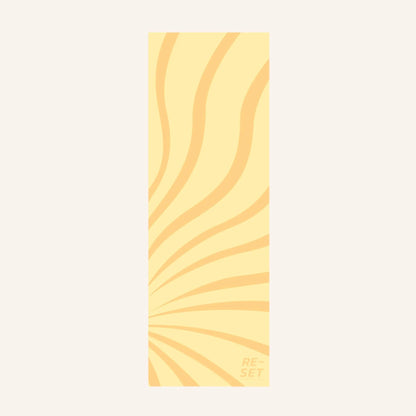 RE-FOCUS SUEDE YOGA MAT - 4MM GOLDEN SUN