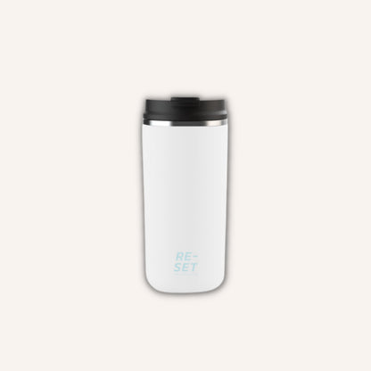 12OZ HEATLOCK INSULATED COFFEE CUP  - WHITE