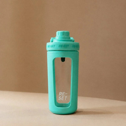 RE-MIX GLASS PROTEIN SHAKER - GUMDROP GREEN