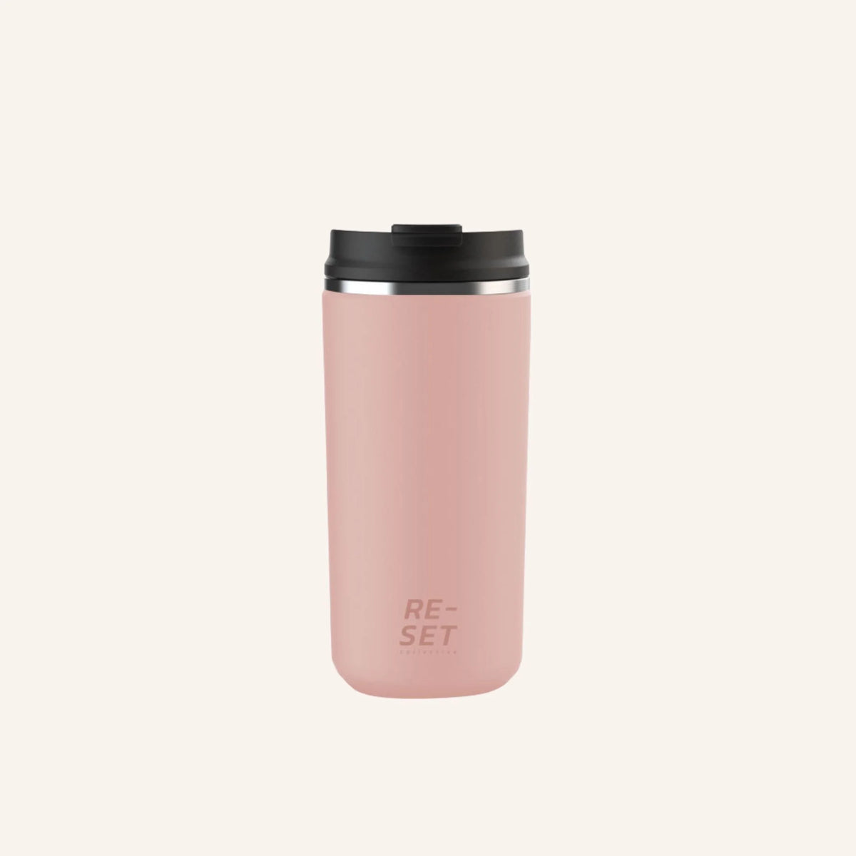 12OZ HEATLOCK INSULATED COFFEE CUP  - BLUSH