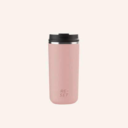 12OZ HEATLOCK INSULATED COFFEE CUP  - BLUSH