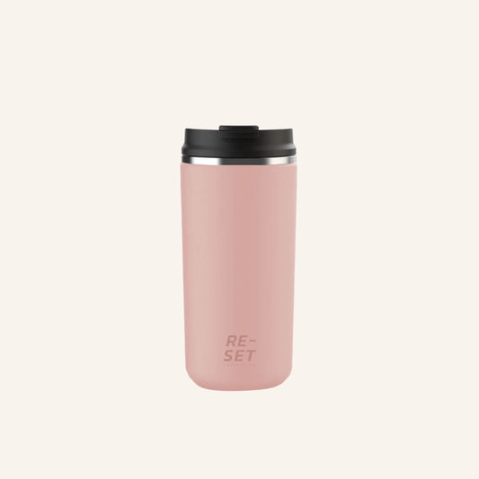 12OZ HEATLOCK INSULATED COFFEE CUP  - BLUSH
