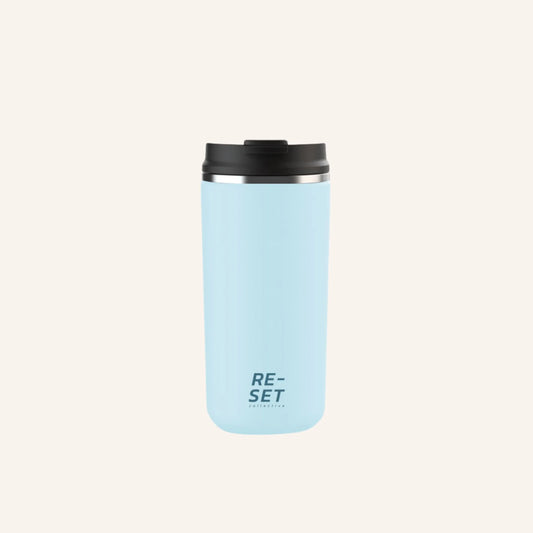 12OZ HEATLOCK INSULATED COFFEE CUP  - BLUE