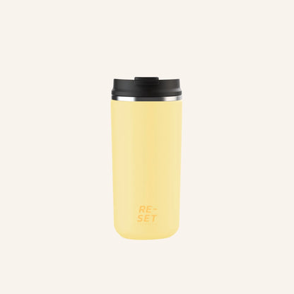 12OZ HEATLOCK INSULATED COFFEE CUP  - GOLDEN