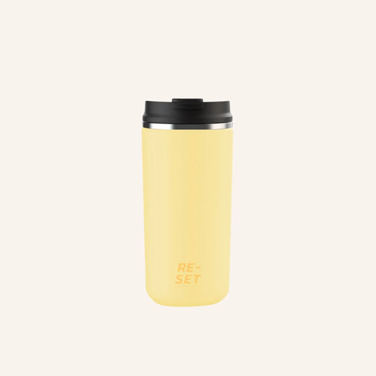 12OZ HEATLOCK INSULATED COFFEE CUP  - GOLDEN