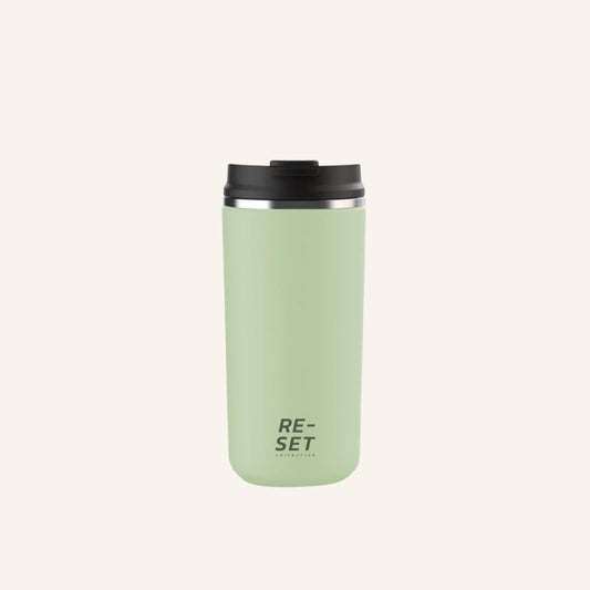 12OZ HEATLOCK INSULATED COFFEE CUP  - GREEN