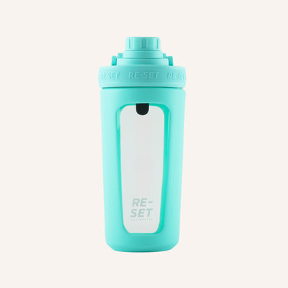 RE-MIX GLASS PROTEIN SHAKER - GUMDROP GREEN