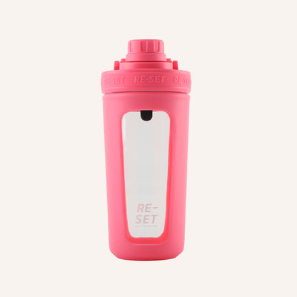RE-MIX GLASS PROTEIN SHAKER - BUBBLEGUM PINK